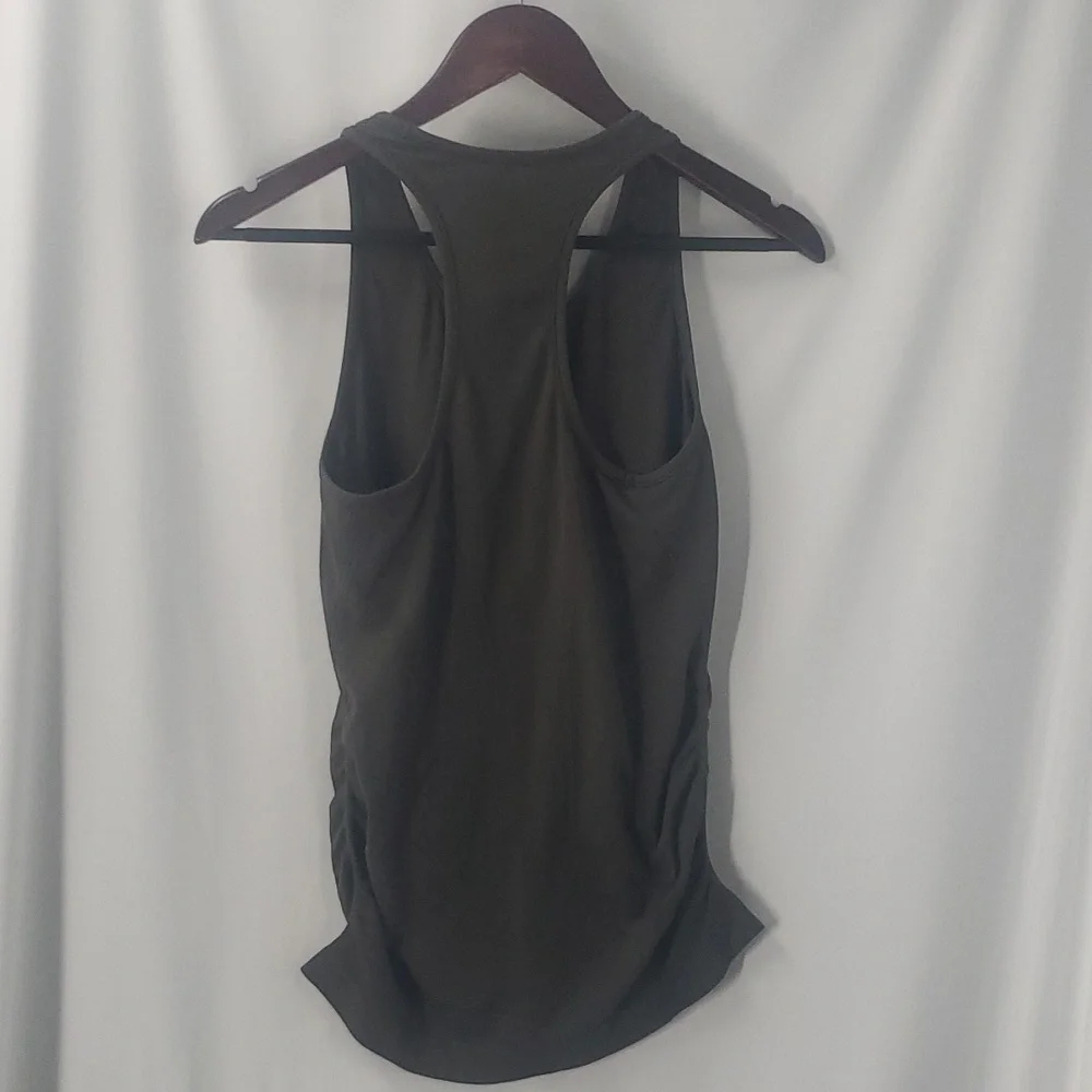 Athleta Speedlight Seamless Tank Dark Green Athleisure Athleticwear Size Small - Picture 6 of 9